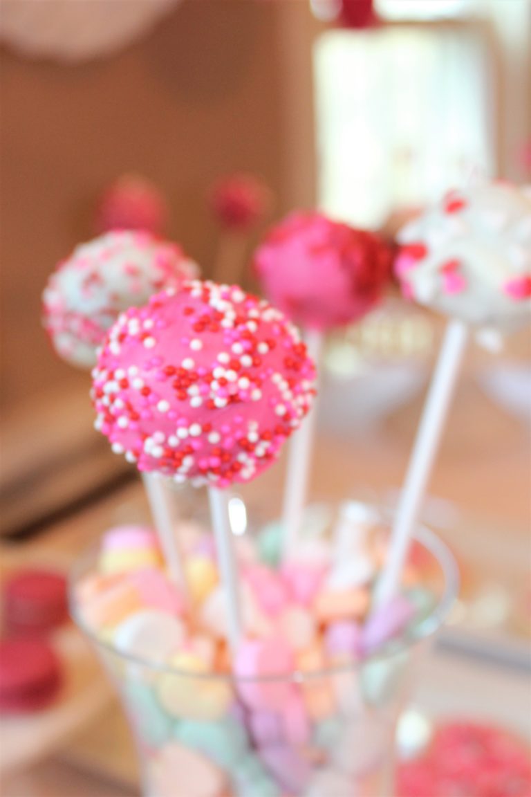 Pretty Pink Valentine’s Day Party! | Cupcakes and Paper Lanterns
